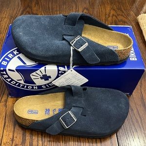 New Birkenstock Boston Bs night dark blue size 7